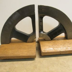 Bookends- Set of Pullies on Oak 2