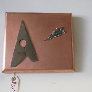 Framed Minimalist- Arrows on Copper