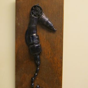 Seahorses- Seahorse on Wood Plaque